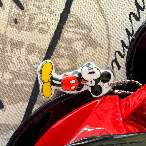 Disney Mickey Mouse Black and Red Crossbody Children's Purse EUC - Picture 2 of 4